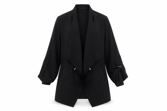 V by Very Women’s Black Regular Fit Shawl Collar Blazer Jacket Size 14