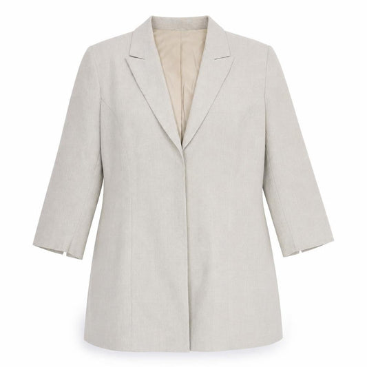 YTM Collection Women's Beige Blazer Jacket UK 16 Classic Lined Polyester