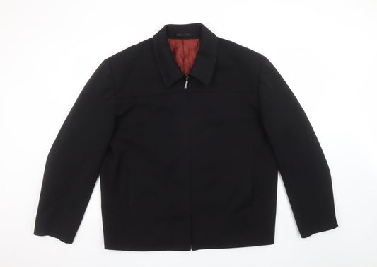 Giopelle Women's Black XL Full Zip Short Twill Jacket