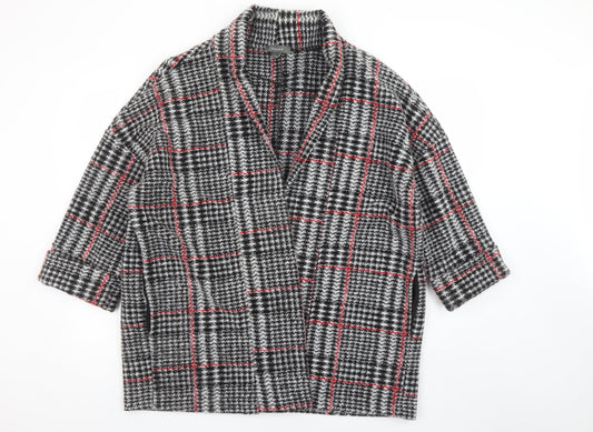 Primark Women’s Multicoloured Check Coatigan Size M (10/12)