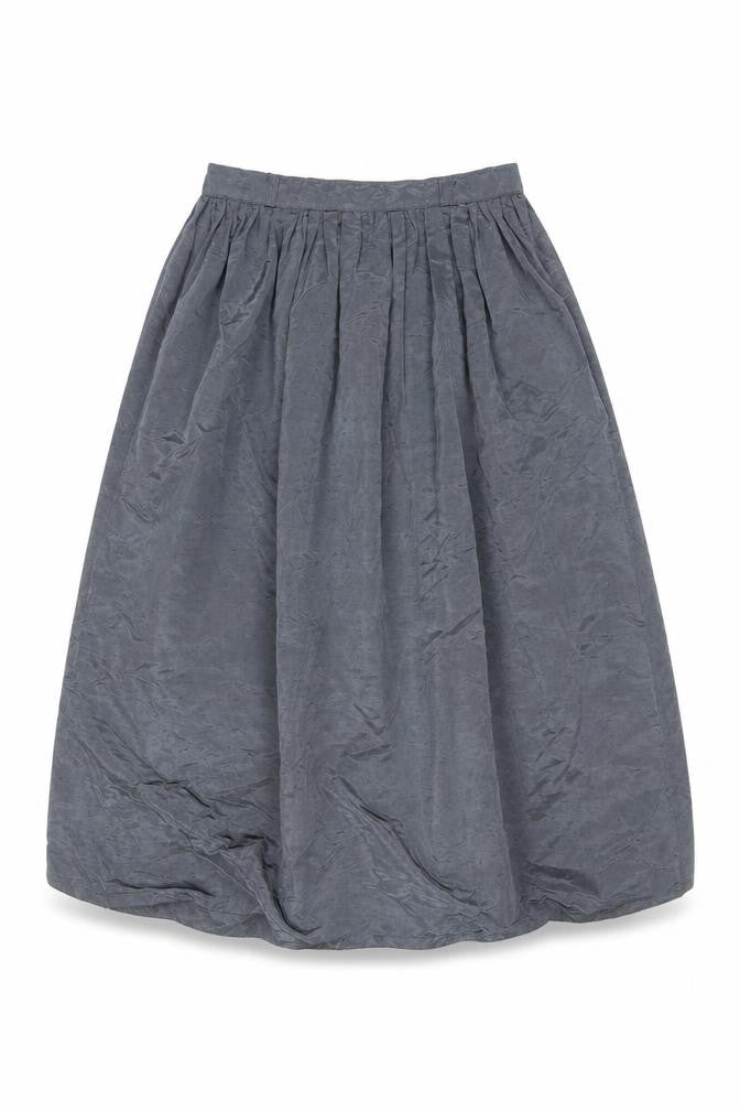 Sex Machine Women Grey Size 10 Vintage Bubble Hem Midi Skirt