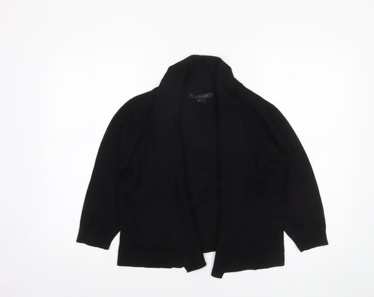 39th & Madison Women's Black L Open Knit Long Sleeve Cardigan