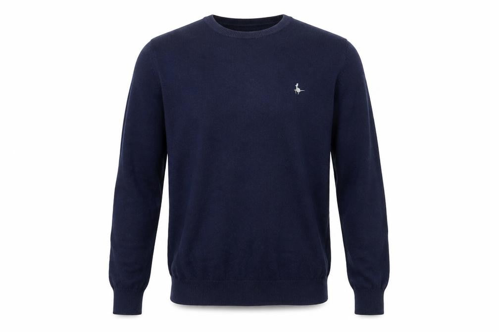 Jack Wills Men's Blue XS Cotton Cashmere Crew Neck Jumper