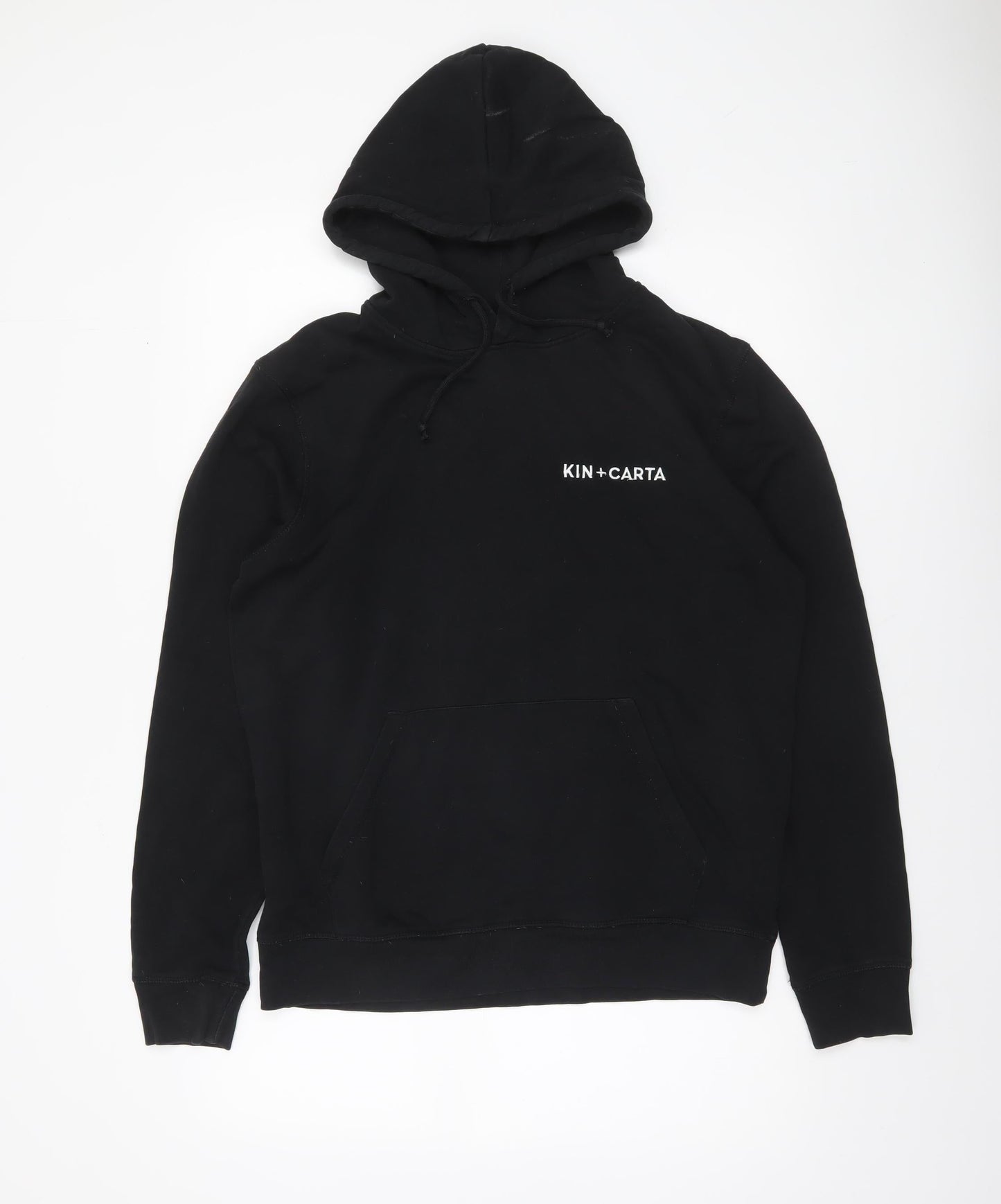 Stanley/Stella Men’s Black Pullover Hoodie Medium Logo Print