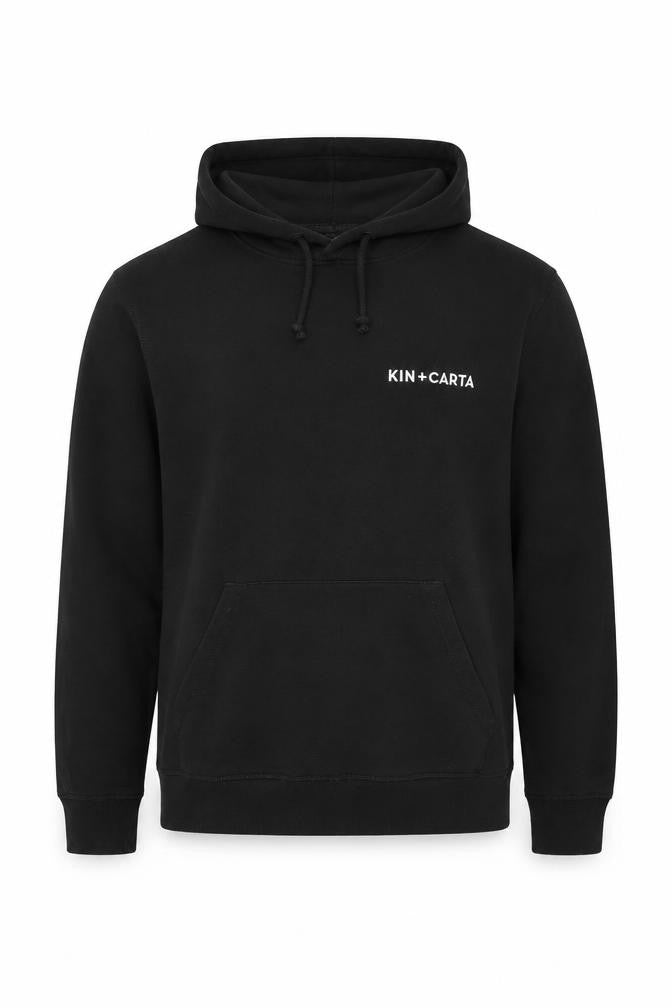 Stanley/Stella Men’s Black Pullover Hoodie Medium Logo Print