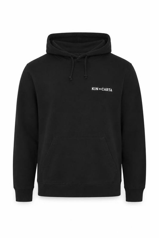 Stanley/Stella Men’s Black Pullover Hoodie Medium Logo Print