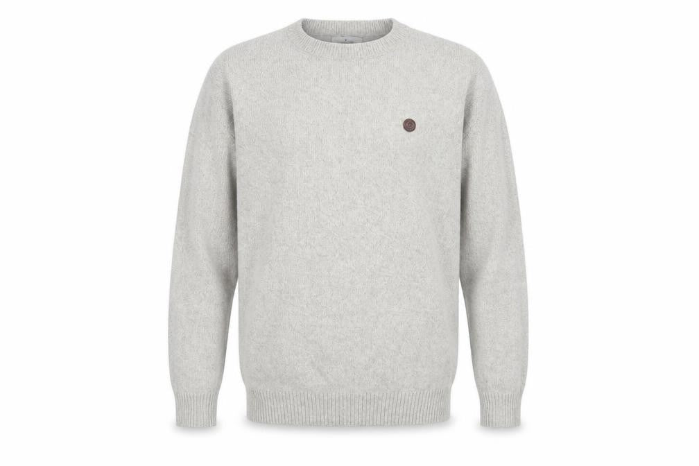 Springfield Men’s Grey Cotton Knit Pullover Jumper XL