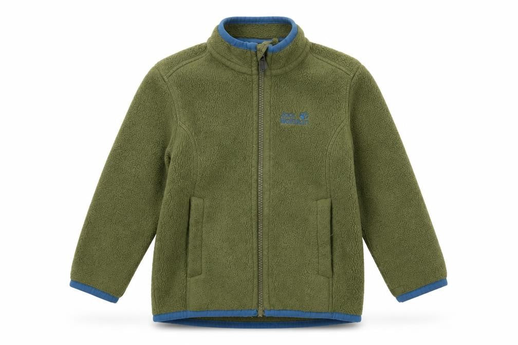 Jack Wolfskin Boys Green Fleece Full Zip Jacket Size 2 Years