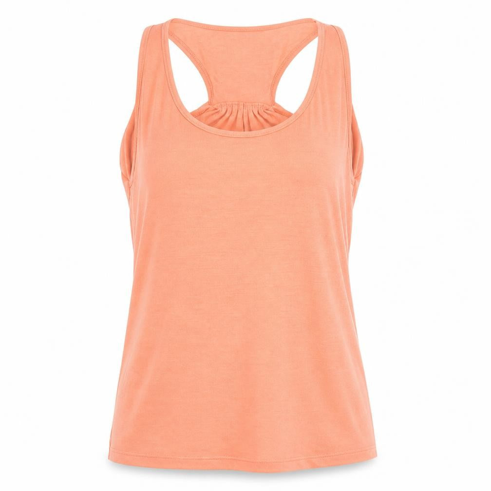 H&M Womens Orange Sleeveless Jersey Tank Top Size S