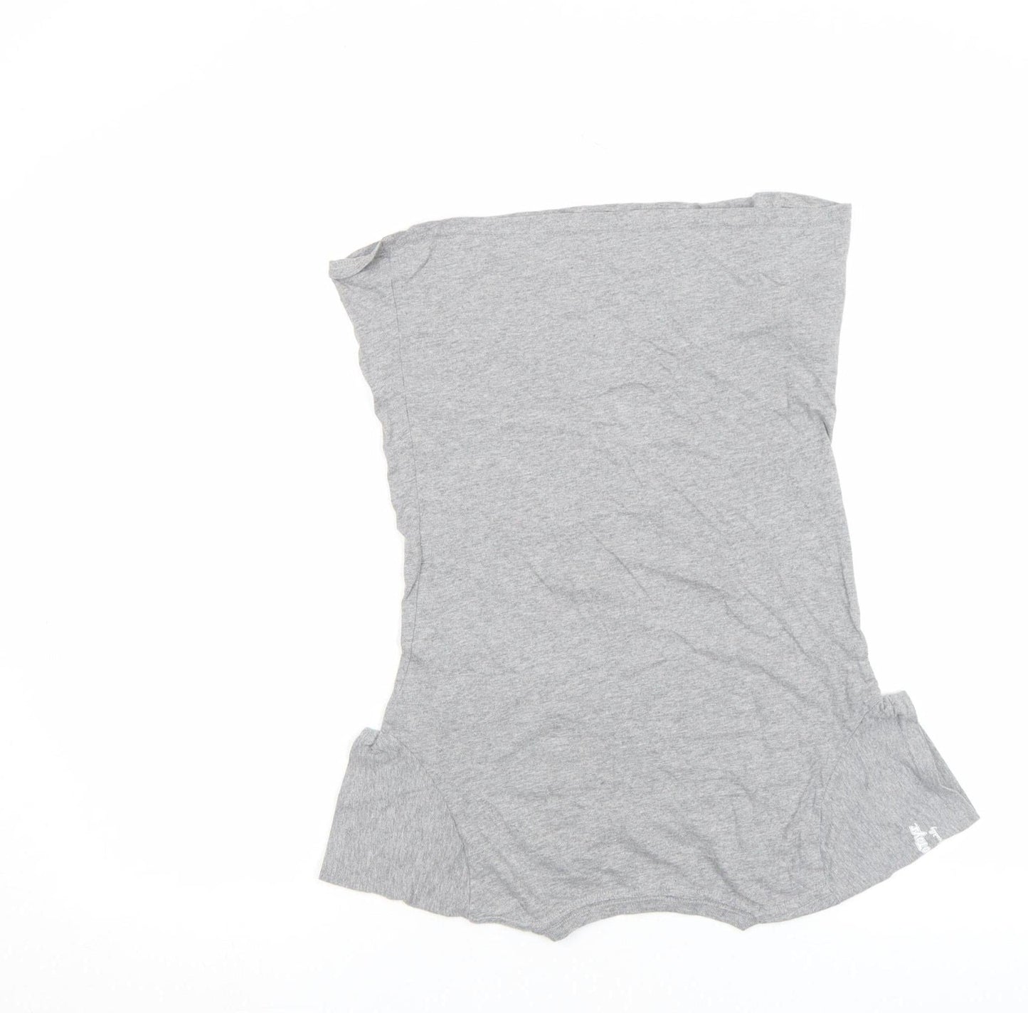 Earth Positive Girls Grey Totoro Graphic T-Shirt Size S Organic Cotton