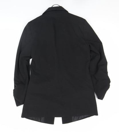 Very Women Black Single-Breasted Blazer Jacket Size M