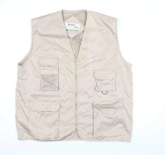 Result Adventure Wear Beige Men’s 2XL Outdoor Waistcoat Vest