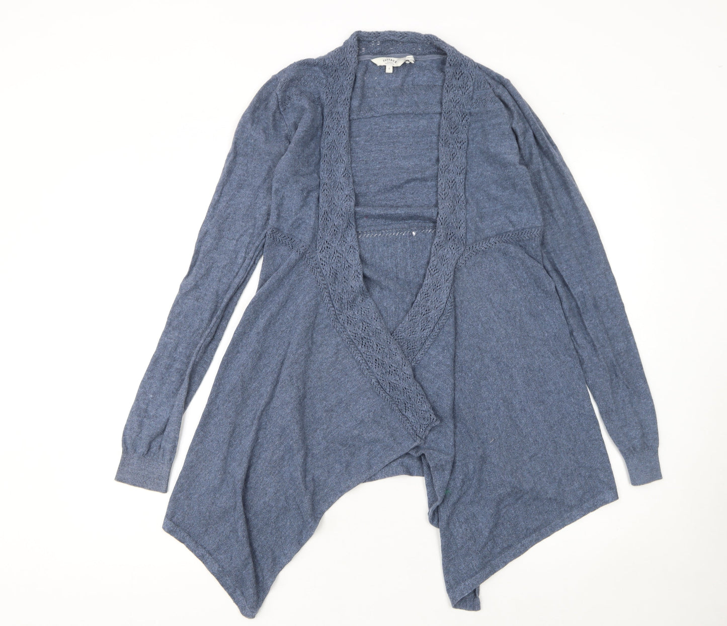 FatFace Women’s Blue Cotton Open Knit Cardigan Size 8