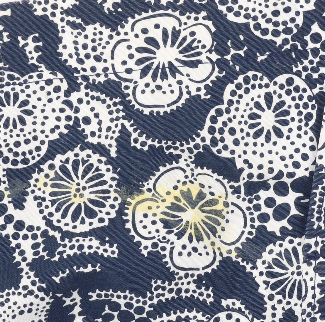 Mistral Women's Blue Floral Hooded Cotton Rain Coat Size 8
