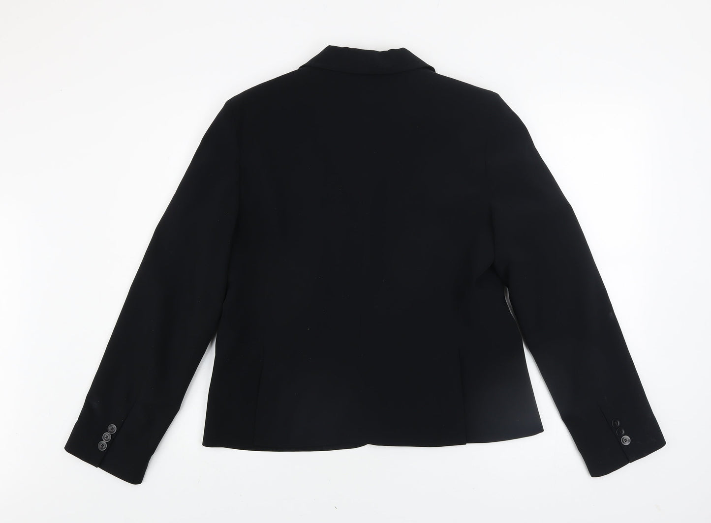 Gerard Darel Women's Black Regular Fit Blazer Jacket Size 16