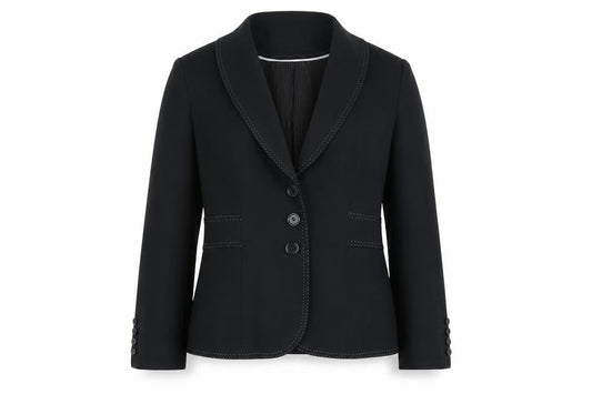 Next Women Black Tailored Shawl Lapel Blazer Size 14