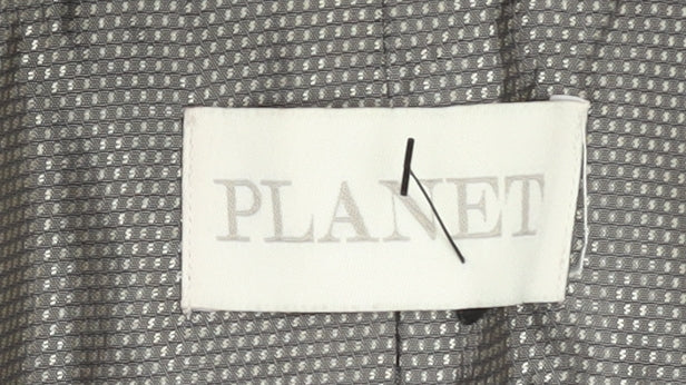 Planet Women's Grey Classic Blazer UK 16 Formal Work Jacket