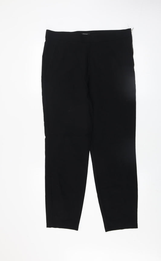 Et Vous Women's Black Size 14 Slim Tapered Stretch Trousers