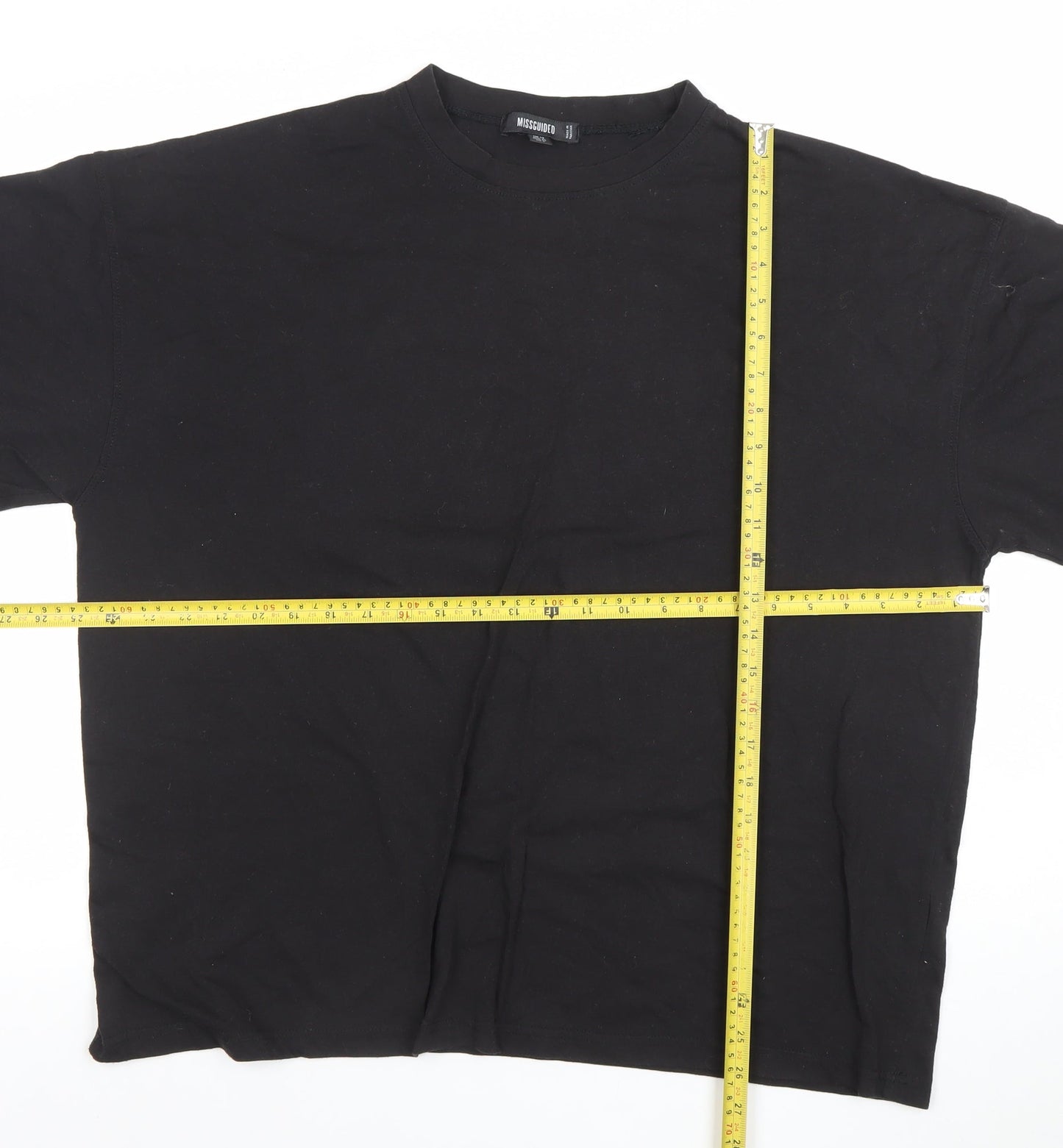 Missguided Womens Black Size 12 Graphic Print Relaxed Fit T-Shirt