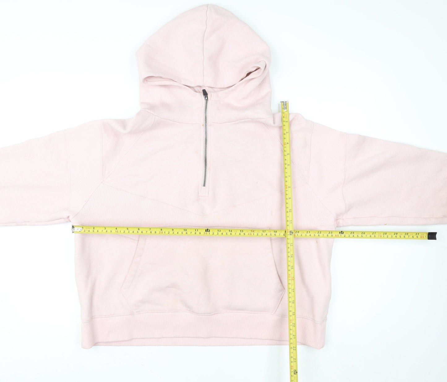 Lucy Mecklenburgh Very Womens Pink 1/2 Zip Hoodie Size M