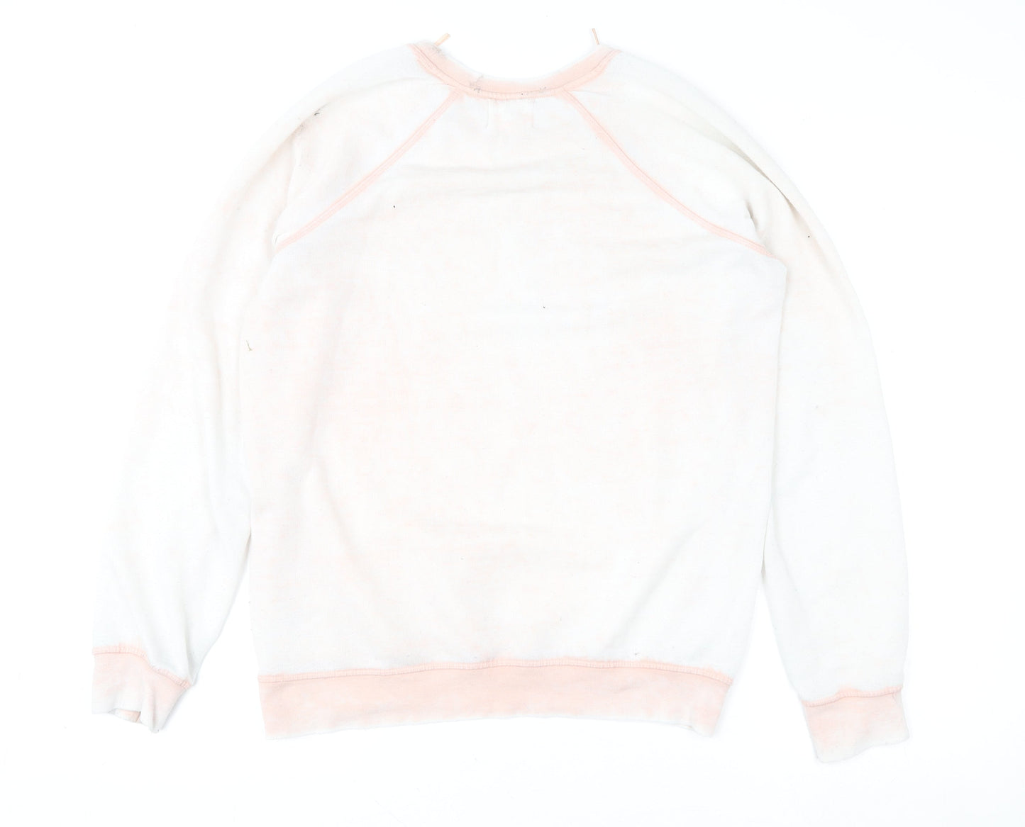 Next Women Pink White San Francisco Pullover Sweatshirt Size 8