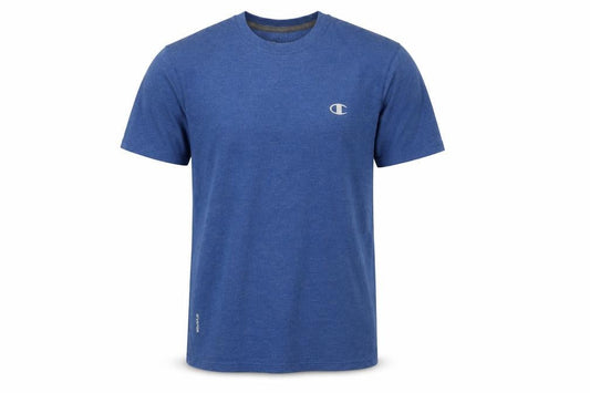 Champion Men’s Blue Vapor Cotton Regular Fit Crew Neck T-Shirt Size S