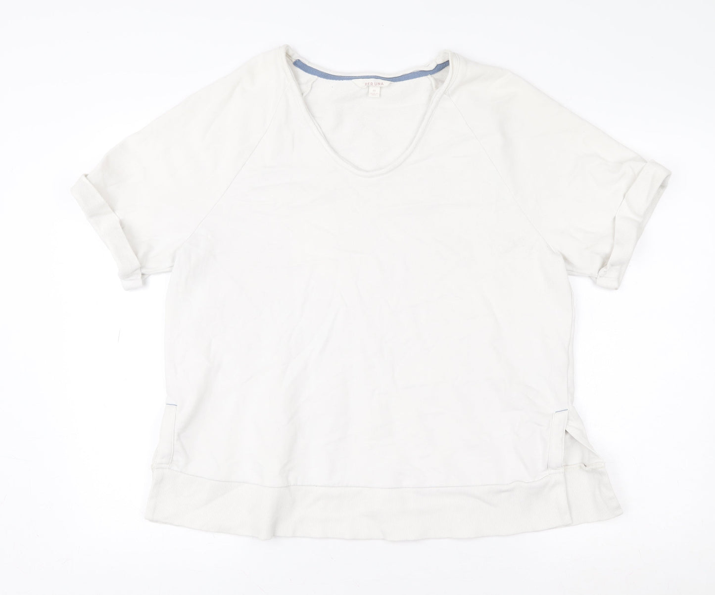 Marks and Spencer Per Una Women White Medium Pullover Sweatshirt