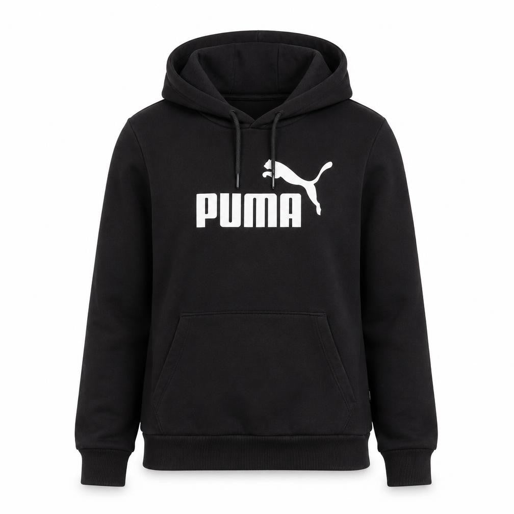Puma Women Black Pullover Hoodie Medium Logo Sportswear