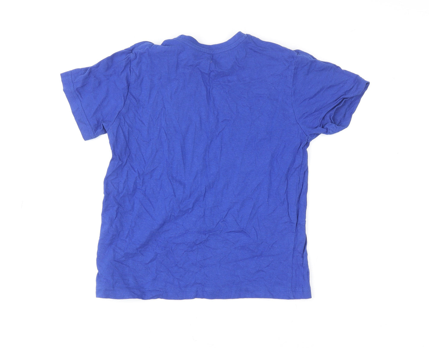 Primark Boys Blue PlayStation Graphic T-Shirt 8-9 Years Casual Short Sleeve