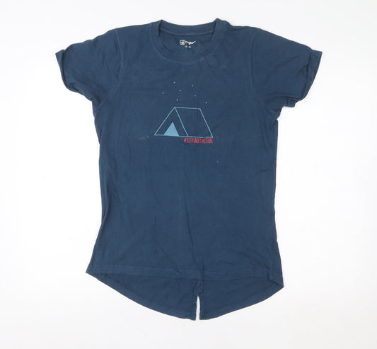 Hi Gear Boys Blue Graphic Outdoor T-Shirt 15-16 Years Crew Neck