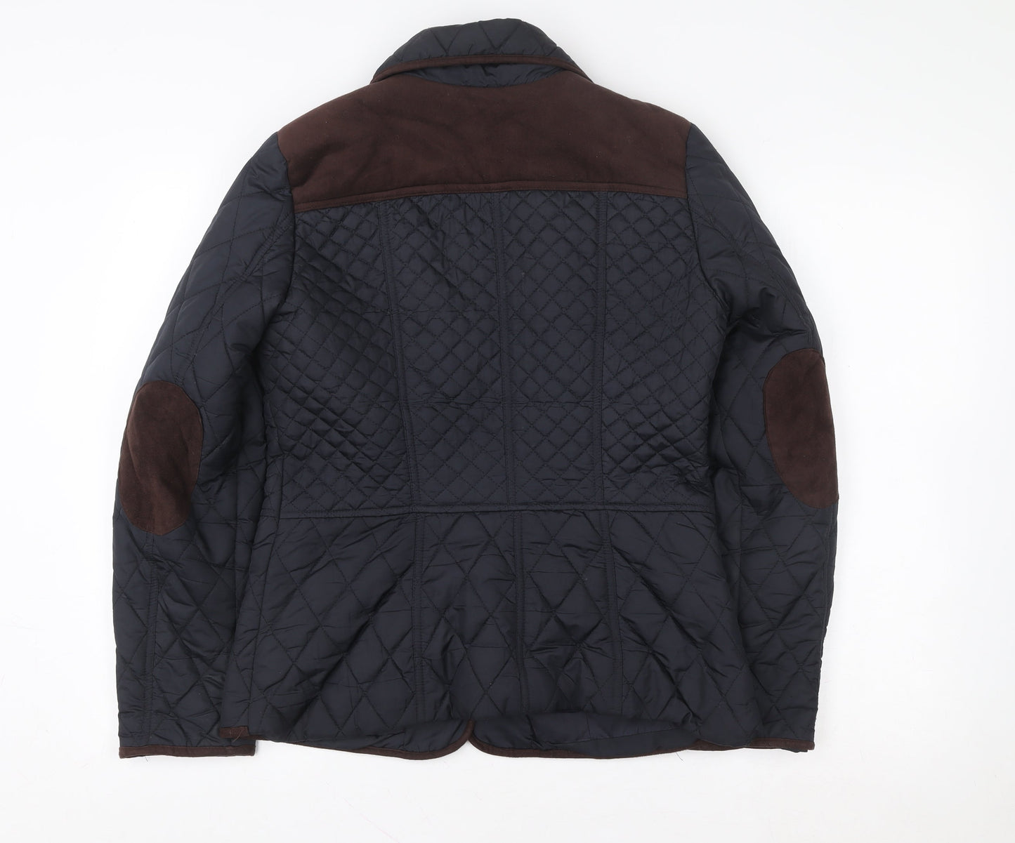Dorothy Perkins Womens Blue Quilted Mid-Length Jacket Size 12