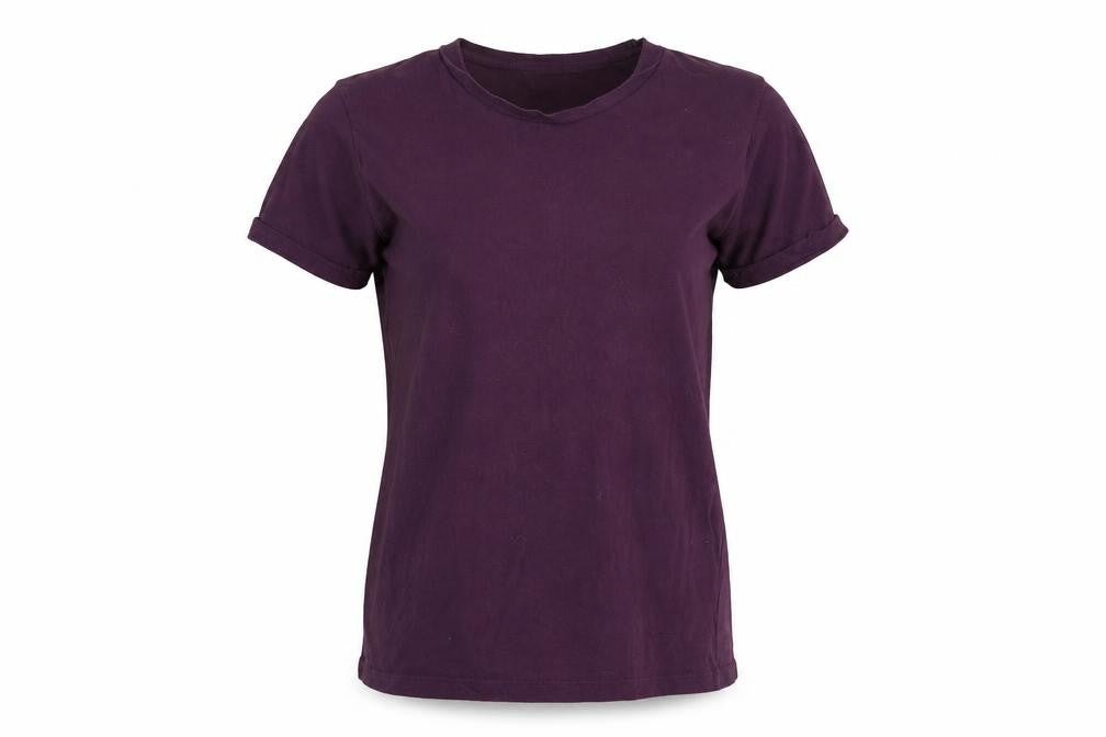 ASOS Women's Purple Cotton Short Sleeve Basic T-Shirt M