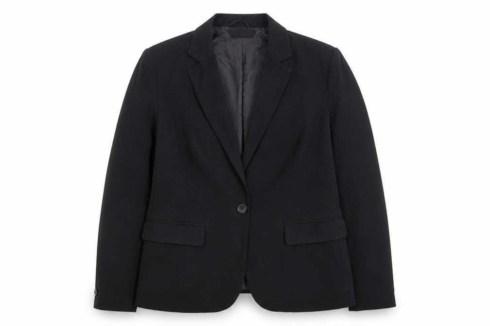 Zara Women Black Size 12 Single-Breasted Blazer Jacket