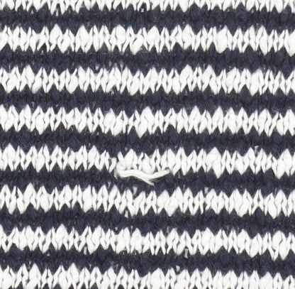 Banana Republic Women's Multicoloured L Cotton Knit Striped Pullover Jumper