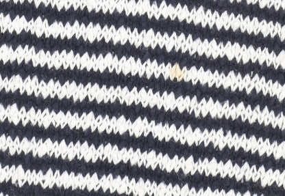 Banana Republic Women's Multicoloured L Cotton Knit Striped Pullover Jumper