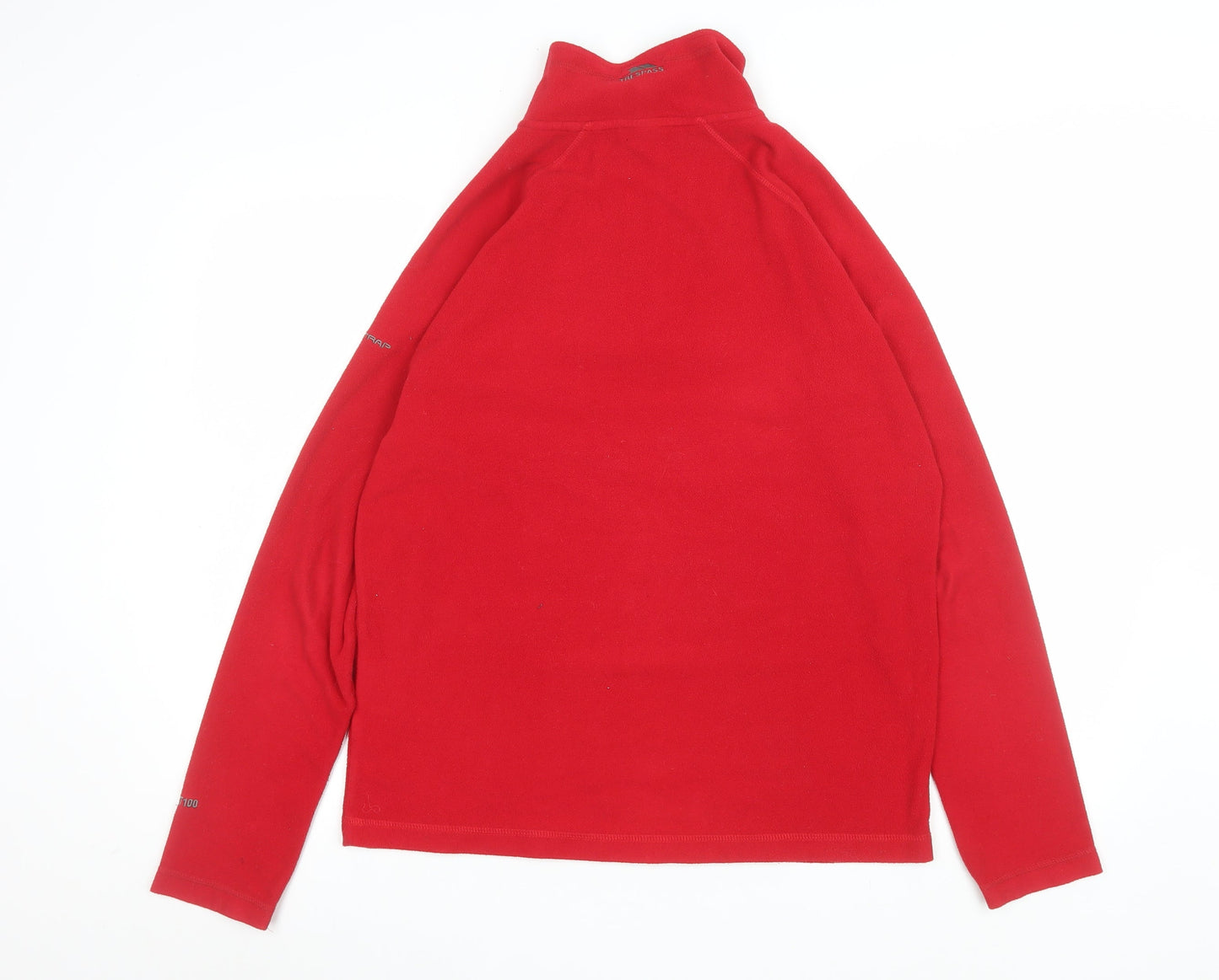 Trespass Men's Red XS Fleece 1/2 Zip Pullover Sweatshirt