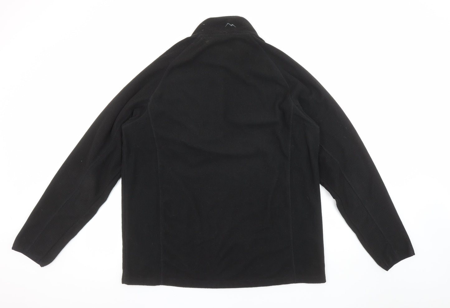 Peter Storm Men's Black Fleece 1/4 Zip Pullover Sweatshirt L