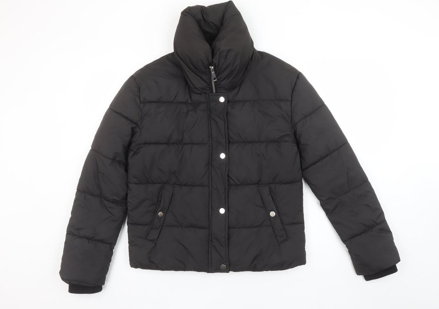 Atmosphere Womens Black Size 8 Puffer Jacket Winter Coat