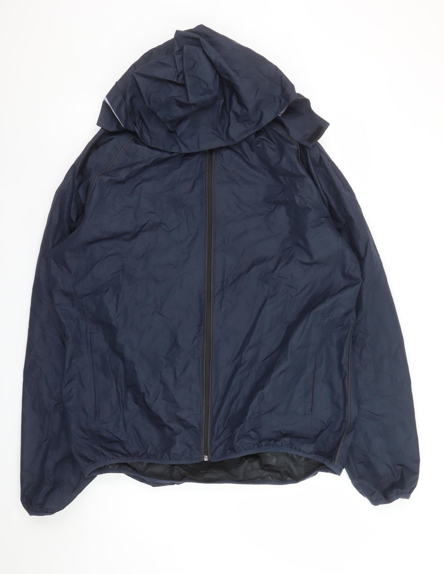 Ridge Men’s Blue 2XL Windbreaker Hooded Jacket Lightweight Casual Outdoor