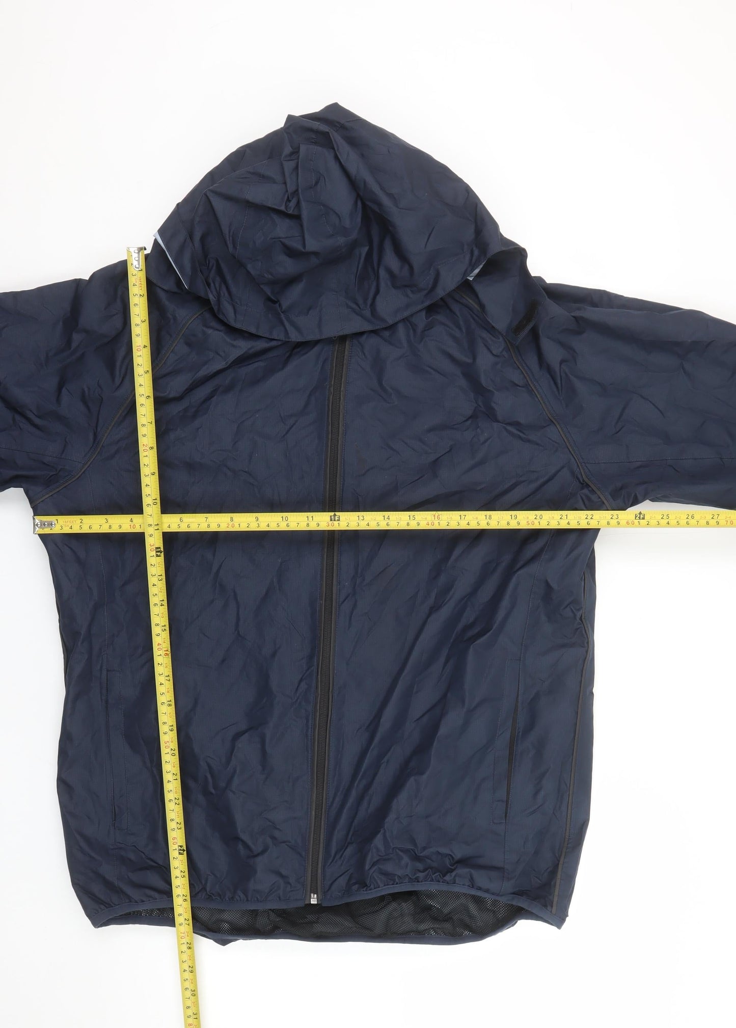 Ridge Men’s Blue 2XL Windbreaker Hooded Jacket Lightweight Casual Outdoor