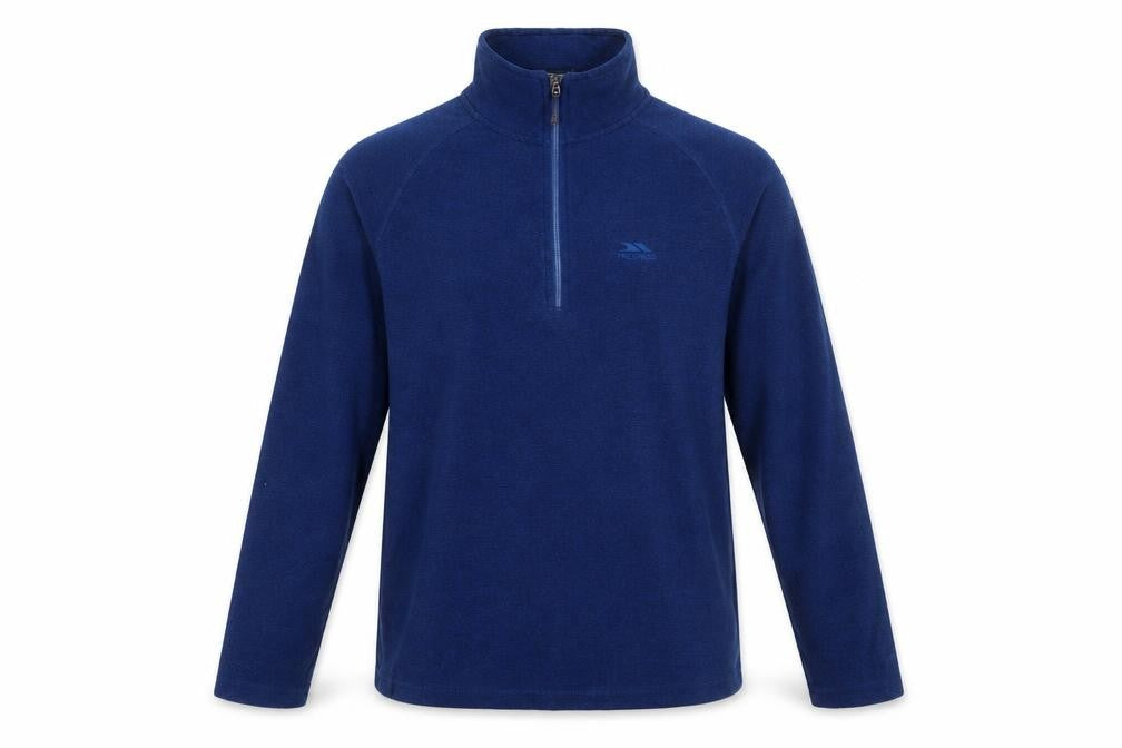 Trespass Men Blue Fleece Pullover Sweatshirt S Half Zip Outdoor