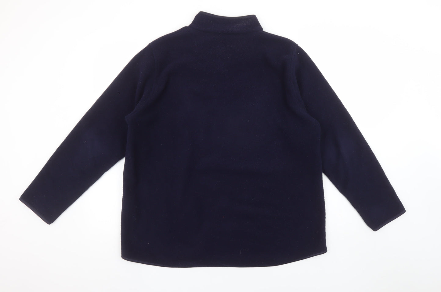 EWM Women Navy Fleece 1/4 Zip Pullover Sweatshirt Size 18/20