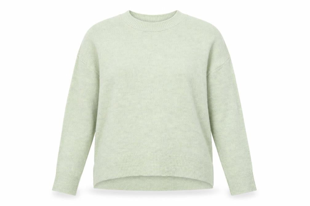 Peacocks Women’s Green Crew Neck Knit Pullover Jumper Size S