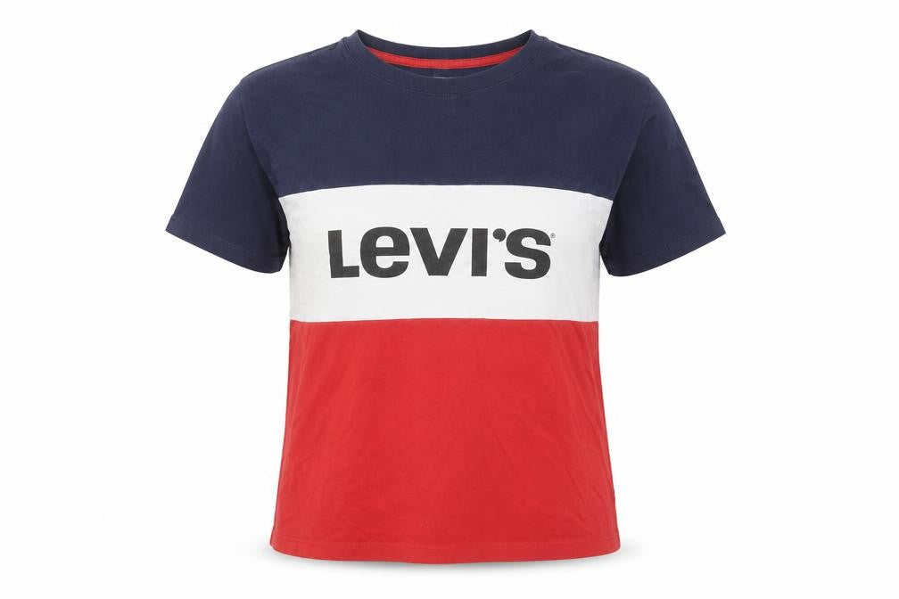Levi's Women's Multicoloured XS Logo Colourblock T-Shirt
