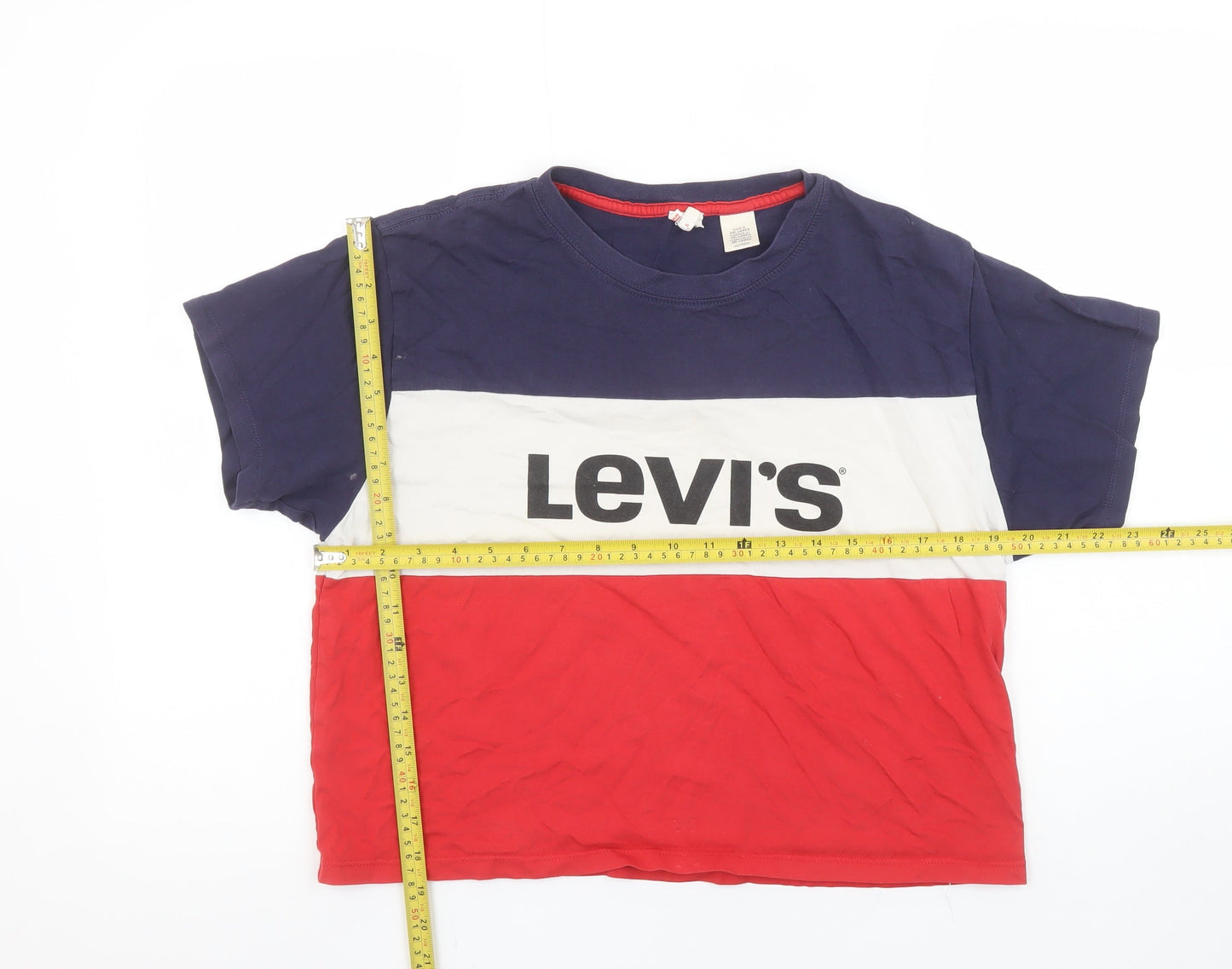 Levi's Women's Multicoloured XS Logo Colourblock T-Shirt