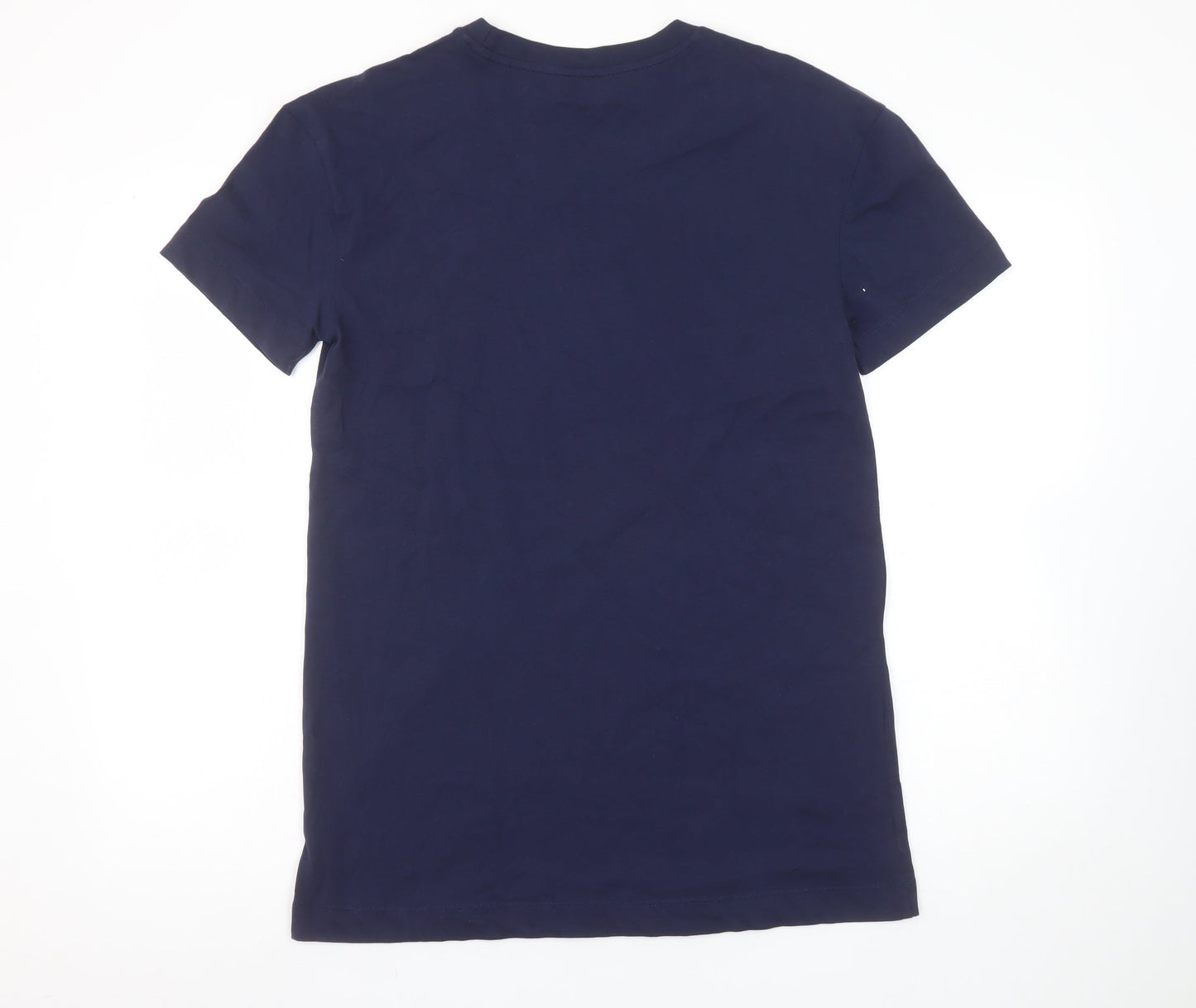 Nutmeg Women's Blue Riviera Cannes Cotton T-Shirt Size 8
