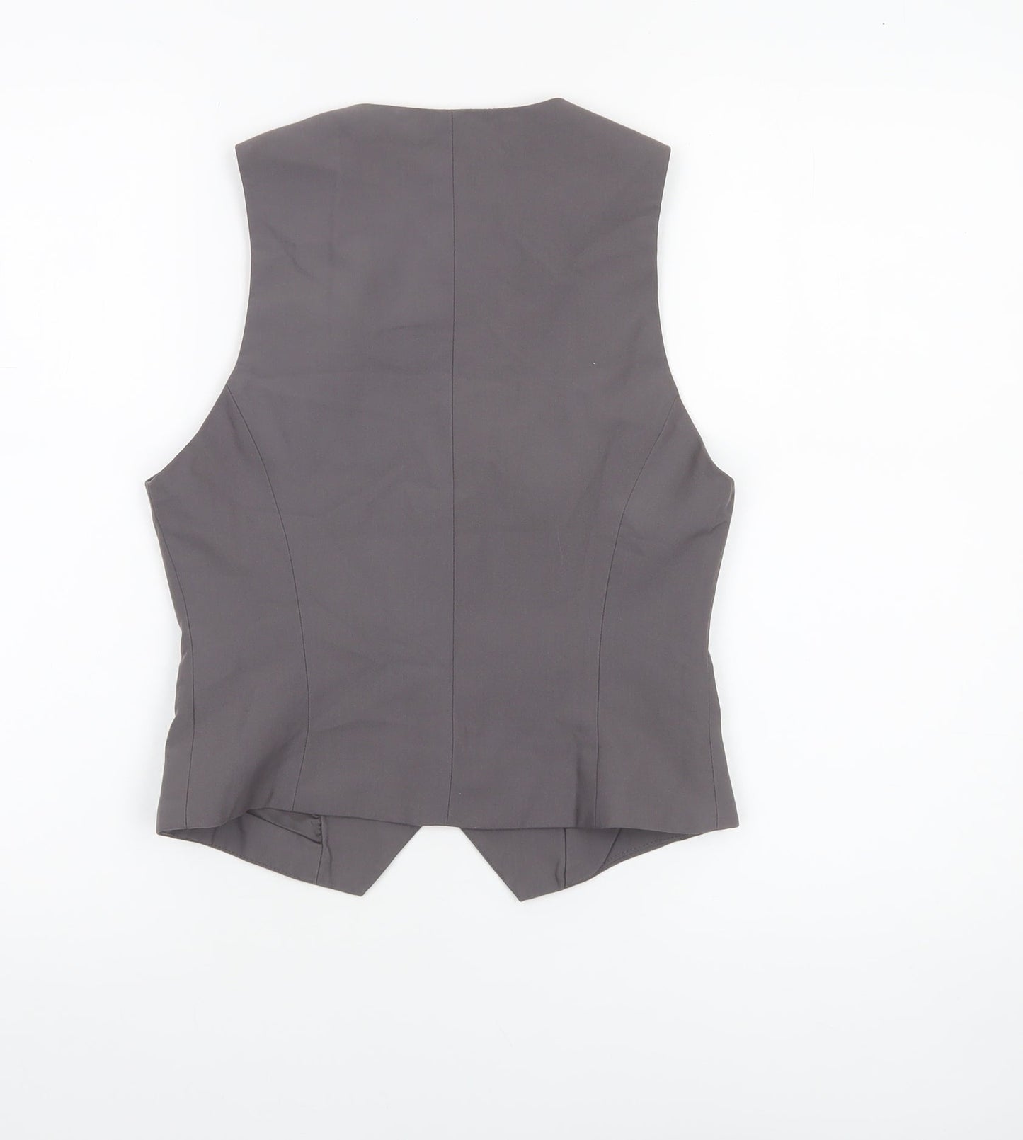 ASOS Design Women's Grey Size 8 Slim Fit Suit Waistcoat