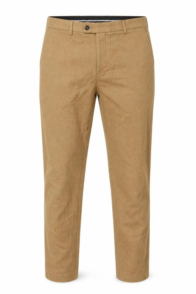 River Island Men's Beige Slim Fit Chino Trousers 34L