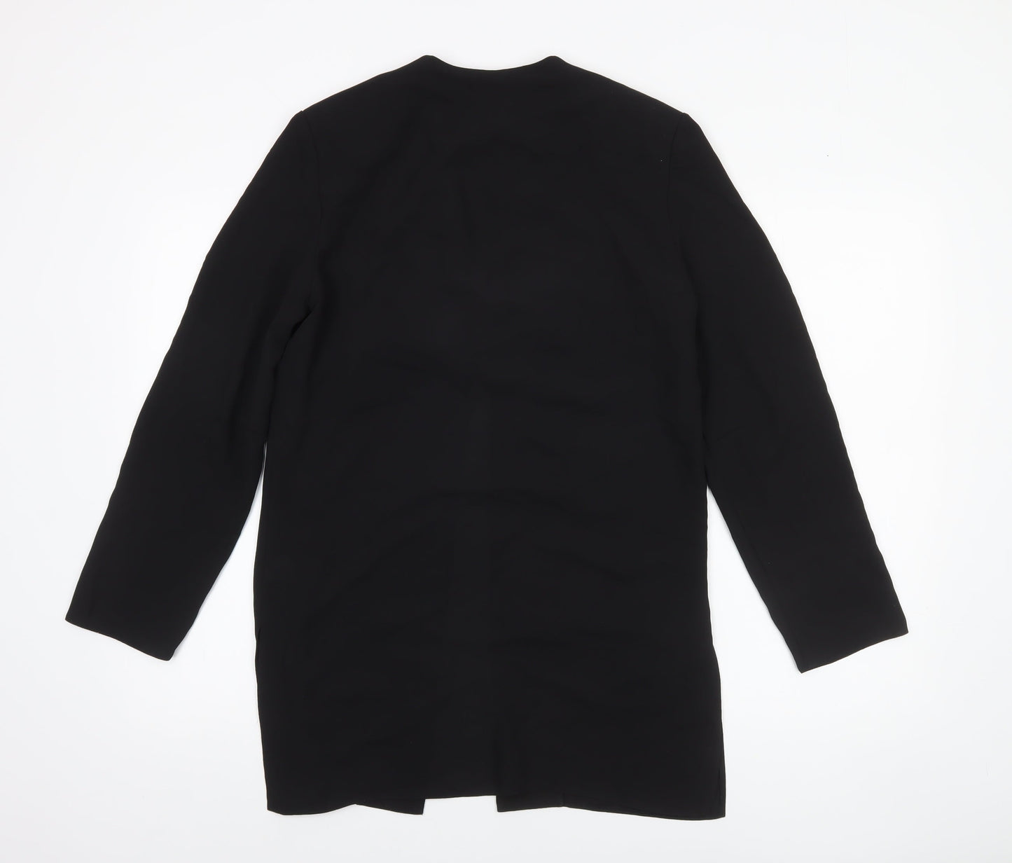 Whimsy Women's Black Mid-Length Blazer Jacket Size 10