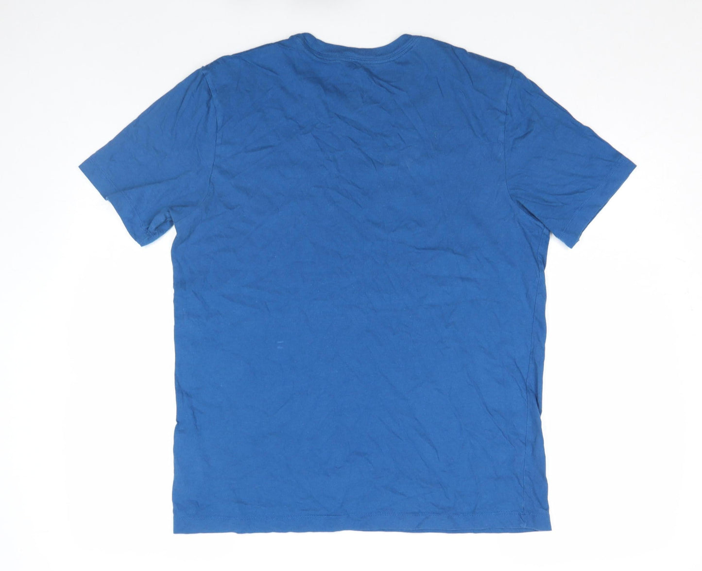Nike Men's Blue Short Sleeve Sports Graphic T-Shirt Size M